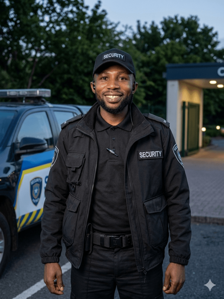 Security personnel on duty